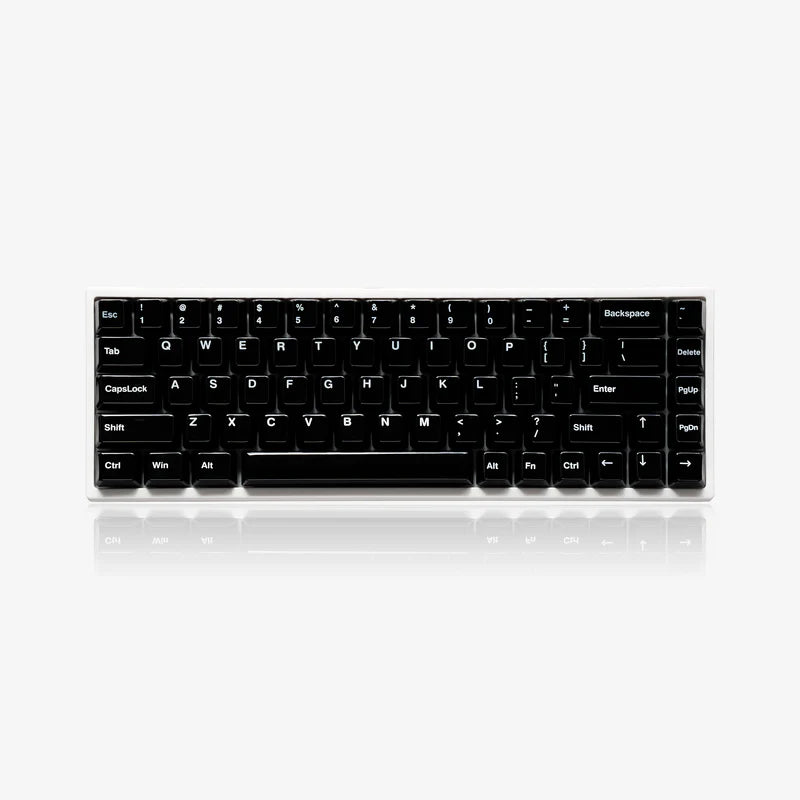 CERAKEY Black 114 Ceramic Keycaps v2 - KuroKeeb
