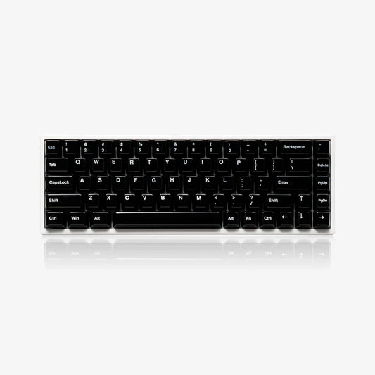 CERAKEY Black 114 Ceramic Keycaps v2 - KuroKeeb