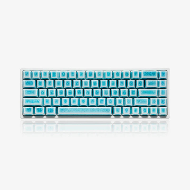 CERAKEY Crazed 114 Ceramic Keycaps v2 - KuroKeeb