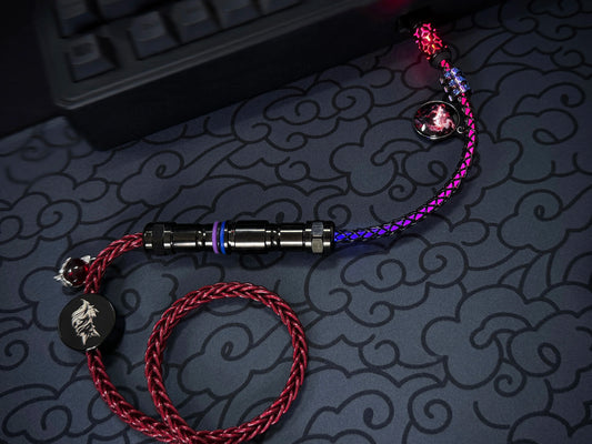 SHINE CUSTOMIZE Artisan Cable "Nine-tail Fox" - KuroKeeb