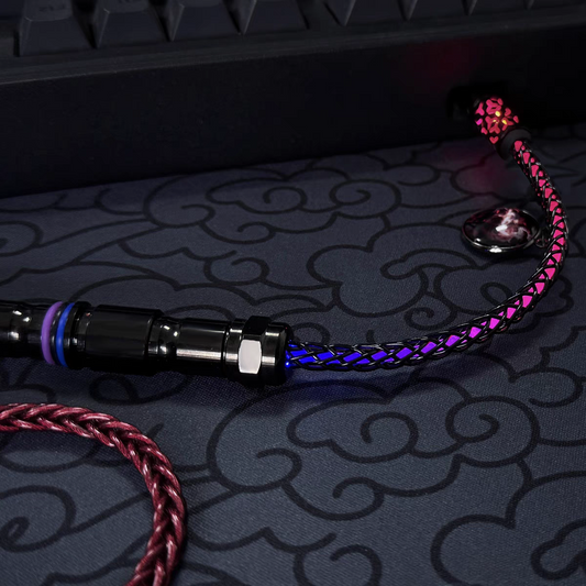 SHINE CUSTOMIZE Artisan Cable "Nine-tail Fox" - KuroKeeb
