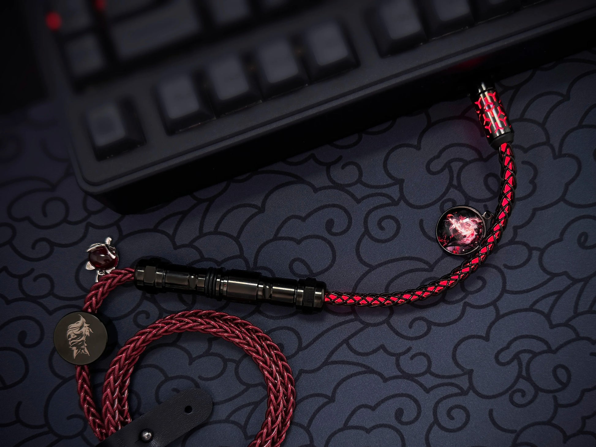 SHINE CUSTOMIZE Artisan Cable "Nine-tail Fox" - KuroKeeb